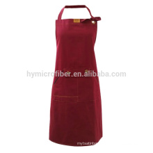 Housewife Kitchen Aprons With Pocket Flower Cook Dress Soft Cotton apron